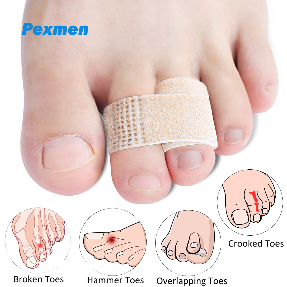 Best of Pexmen 1 / 2 / 5 / 10 / 20 Hammer Toe Straightener Toe Splints Toe Wraps Bandages For Correcting Hammertoe Crooked & Overlapping Toes Reviews & Tips