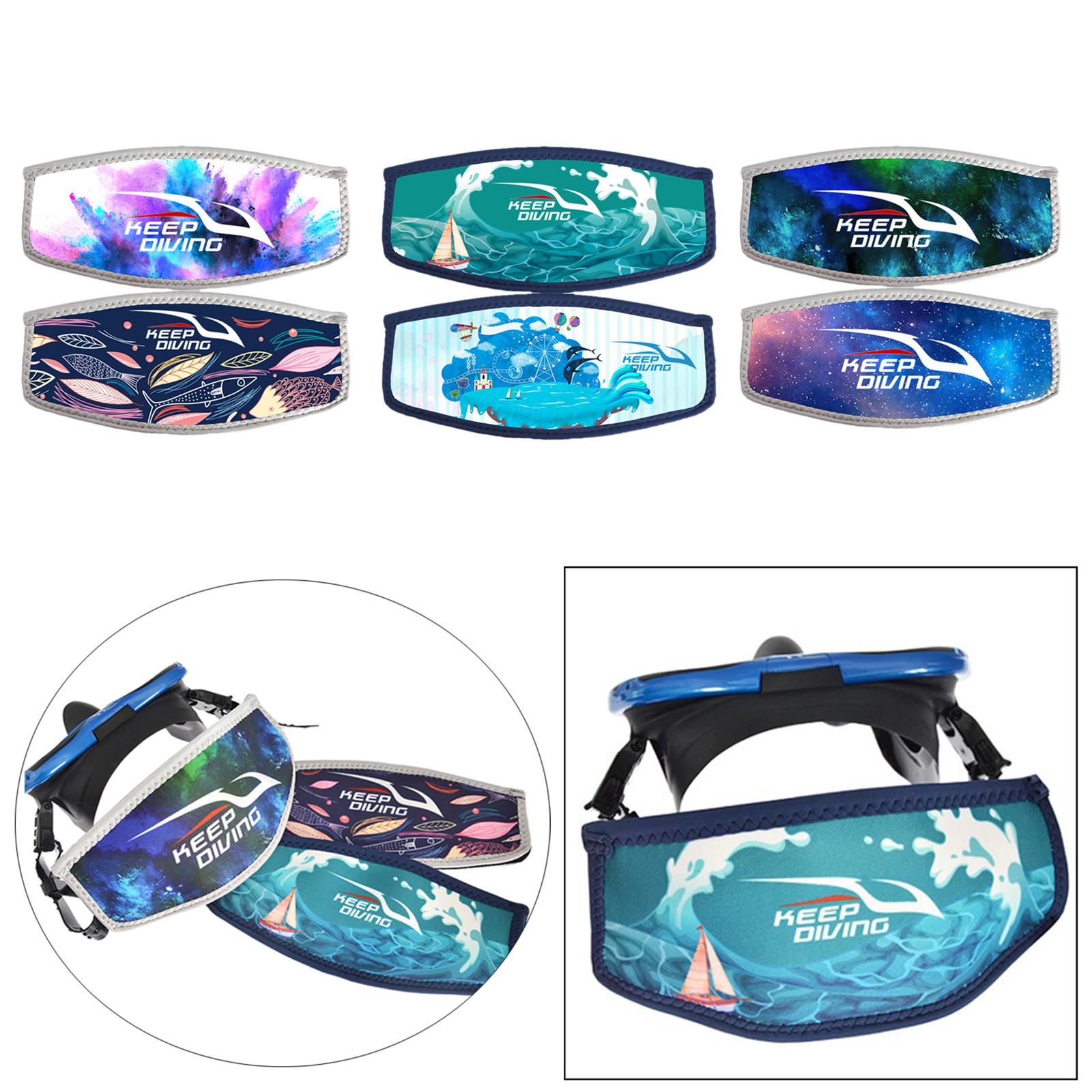 Innovative Scuba Concepts Scuba Diving Mask  Water Sports Snorkeling Mask Strap Cover Protectstion Hair Strap Accessories