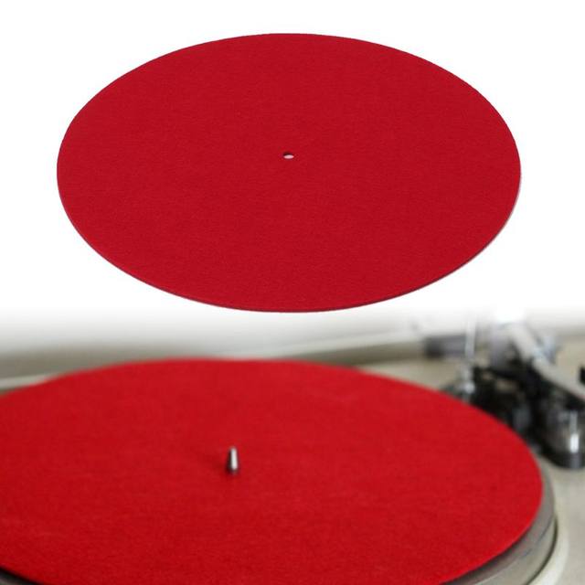 Alfombrilla De Fieltro Para Tocadiscos - 3mm, Diámetro 305mm