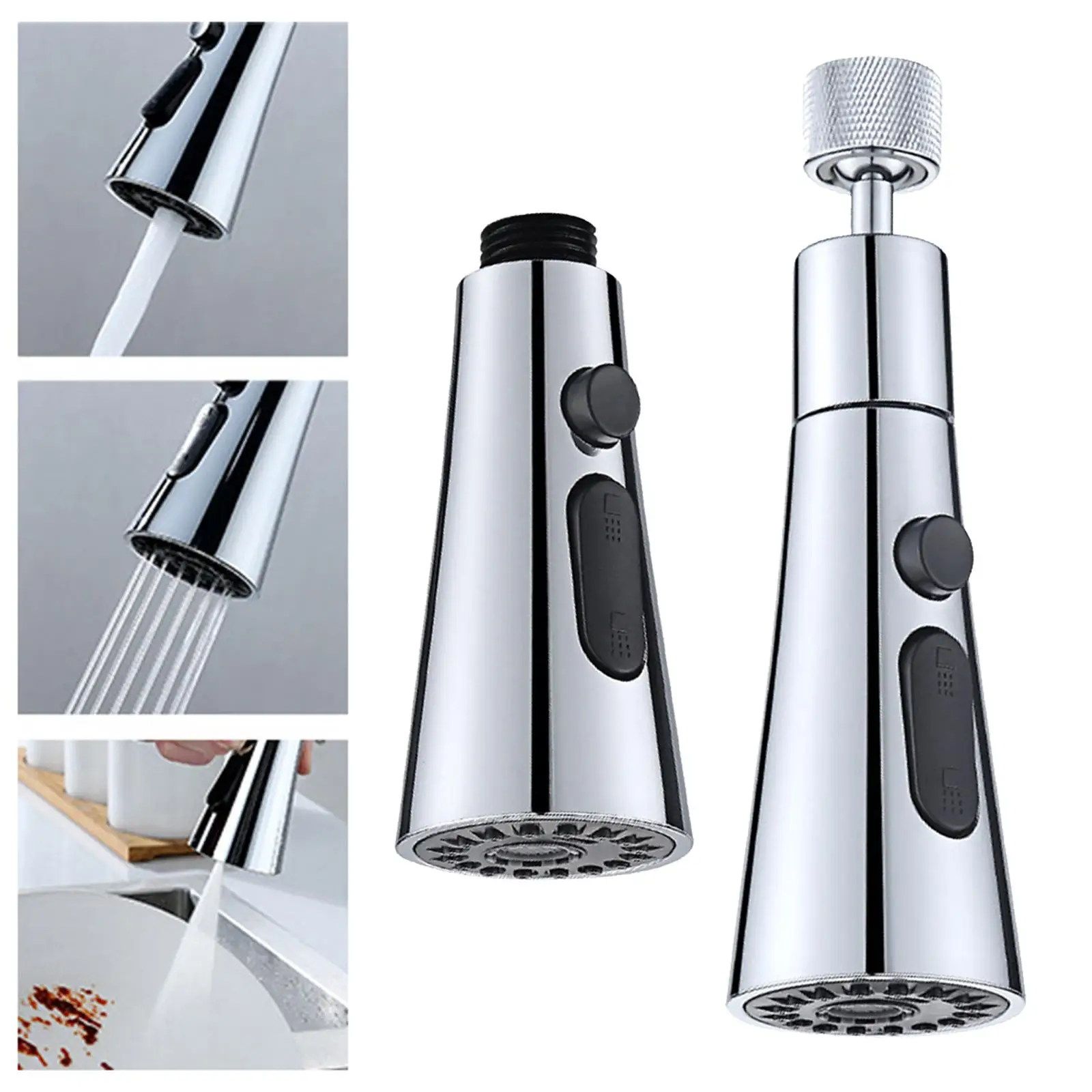 Rotatable Faucet Sprayer Attachment Faucet Aerator Kitchen Sink Accessories Kitchen Sink Faucet for Restaurant Kitchen Home