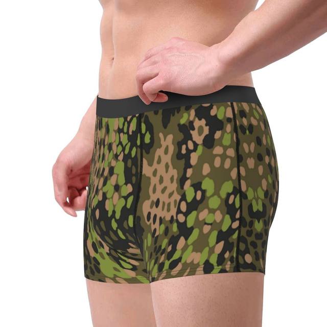 Brandit Military Style Boxer Shorts - Snow Camo Loose-Fit Cotton Underwear 7XL