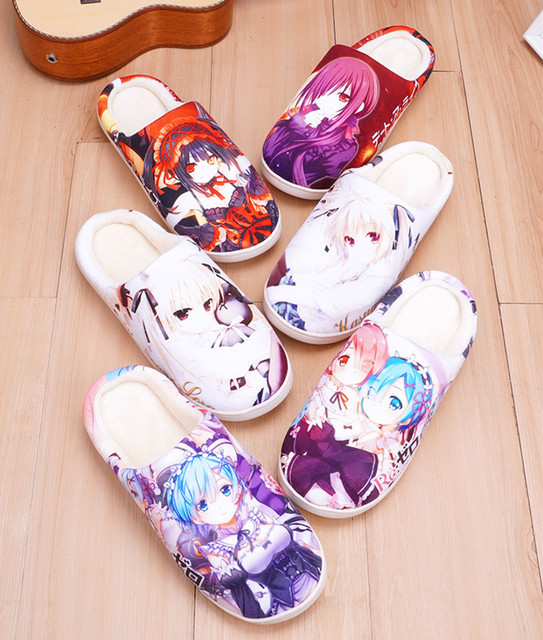 Anime girl online slippers