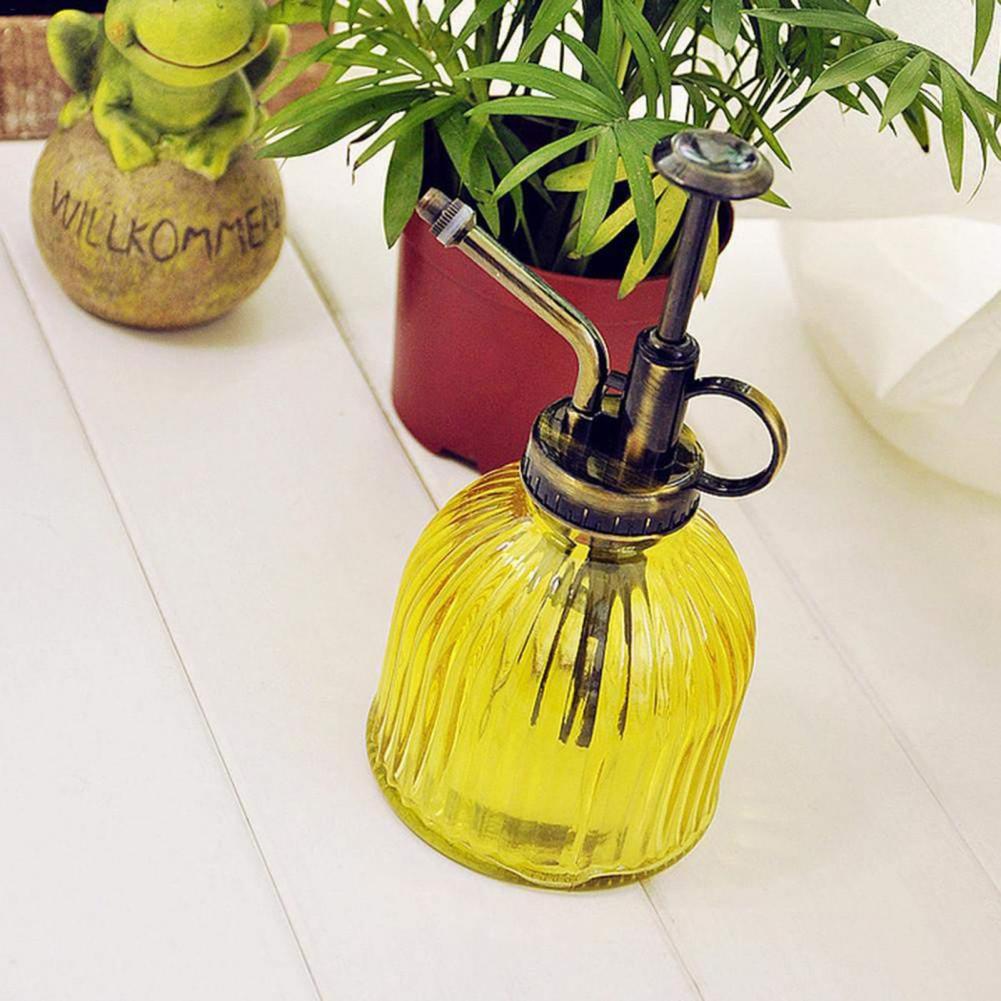 Description Picture 6 of itemVintage Hand-pressure Watering Sprayers Pumpkin Shape Plant Flower Water Sprayer Small Glass Spray Bottle Garden Supplies