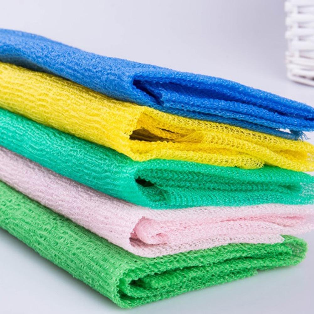 Best of 30*90cm Nylon Rubbing Washcloth Bath Towel Brush For Back Towels Exfoliating Scrub Shower Sponge Body Bathroom Accessories Y5X1 Reviews & Tips