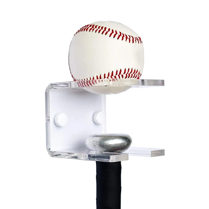 Details about   Baseball Bat Rack Ball Holder Wall Mounted Acrylic Storage Bracket Display Stand 