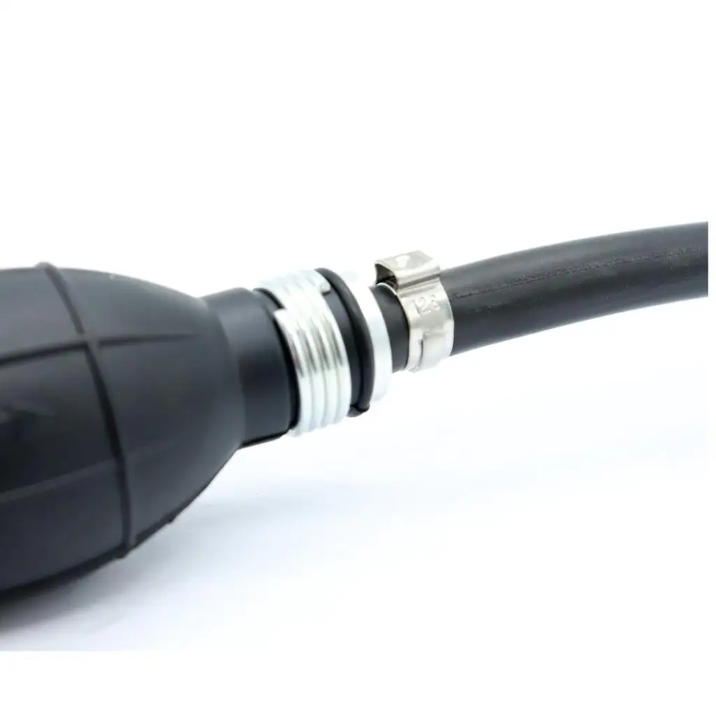 AP3736 8mm Black Automobile Hand Pump Hose Pipe Fuel Delivery Transfer for Universal