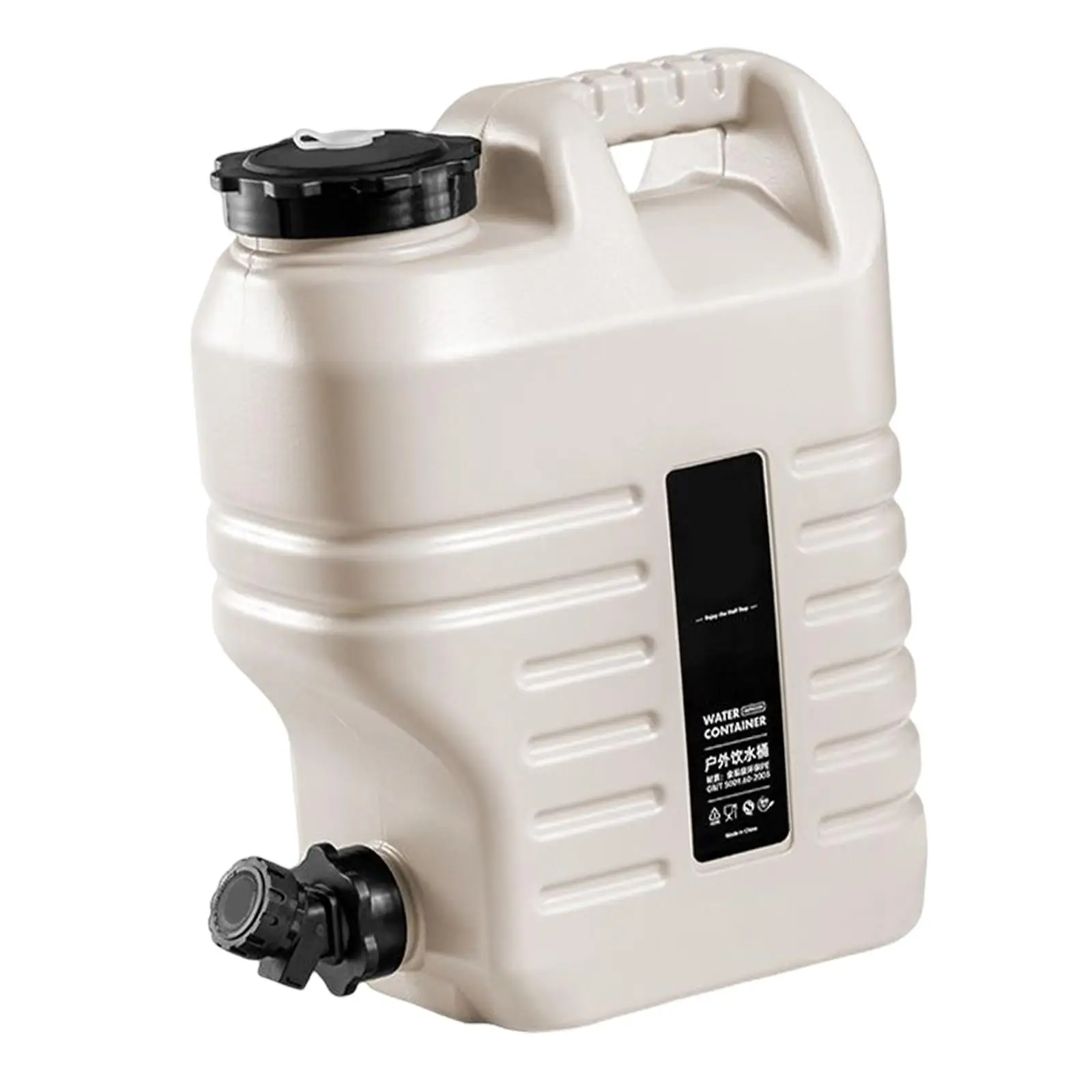 Water Container with Spigot Water Storage Carrier Large Capacity for Outdoor