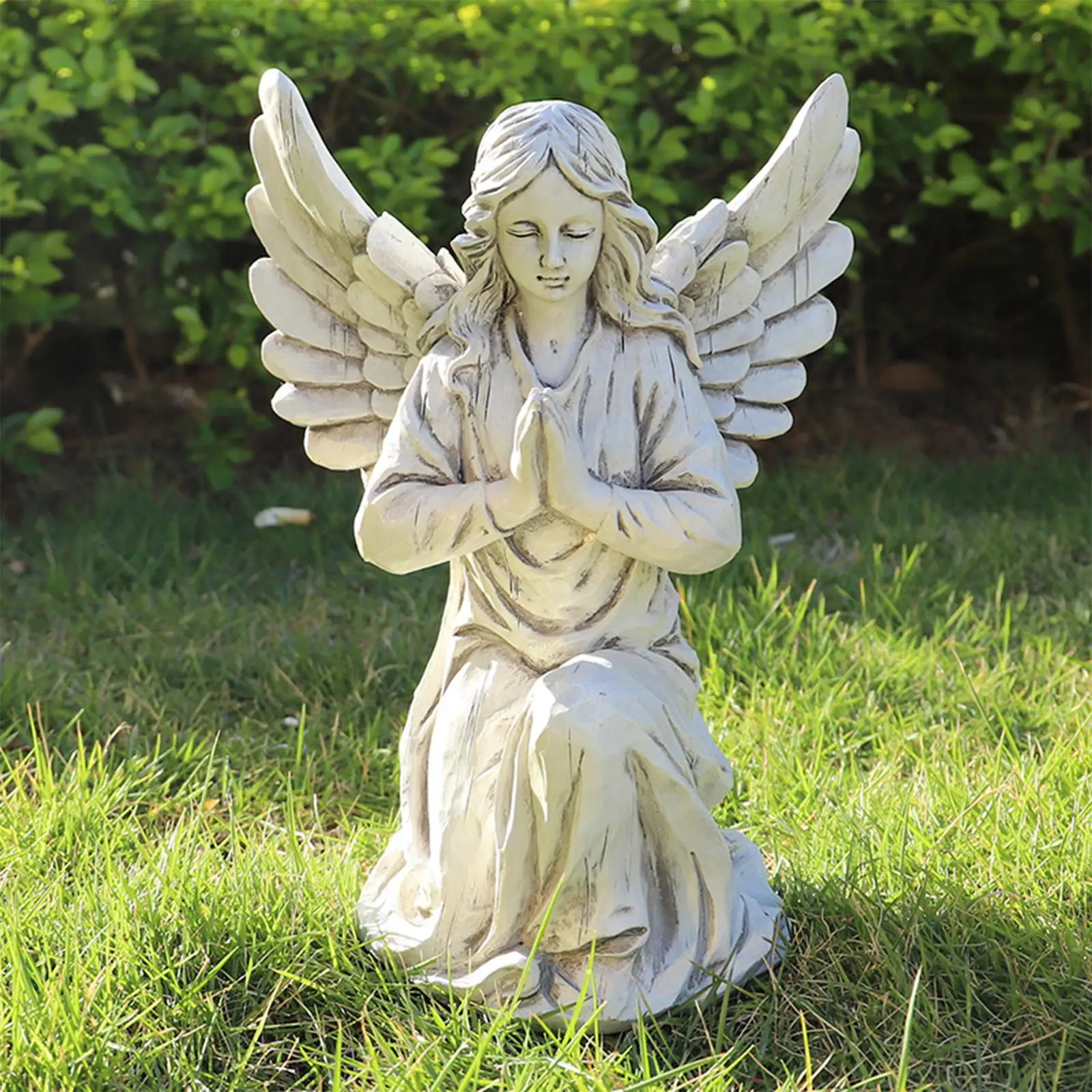 Angel Garden Statue Waterproof Decorative Memorial for Porch Patio Outside