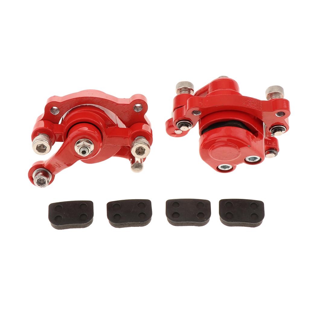 2x Mechanical Disc Brake Calipers for Pocket Bike,Mini Dirt ATV,Scooter,Go Kart