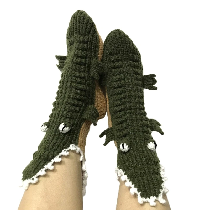 Мода и стиль - вязаные тапочки носки