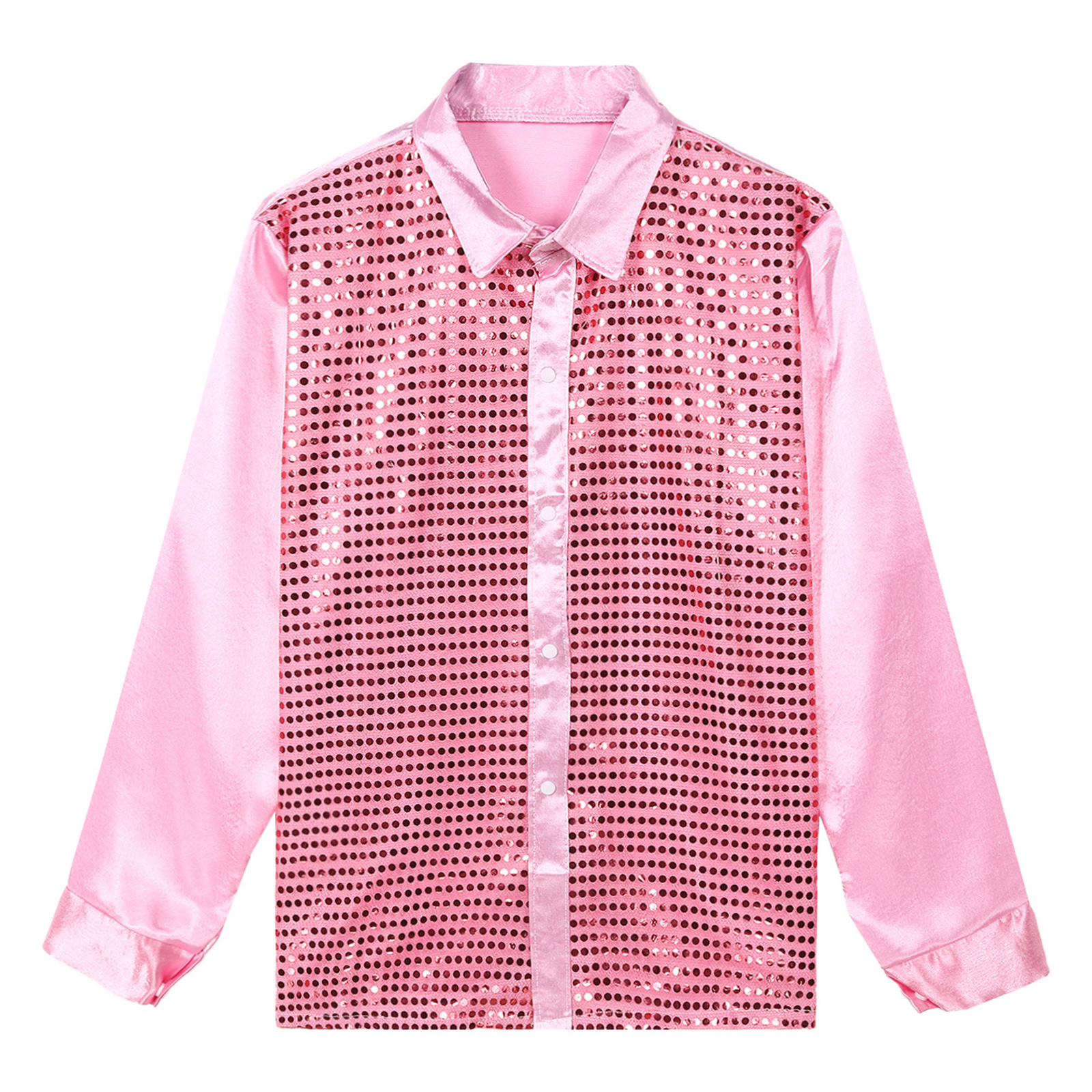 Männer Hip Hop Jazz Latin Dance Tops Langarm Shiny Pailletten Revers Hemd Tops Nachtclub Party Pole Dance Leistung Dancewear – Detail 35