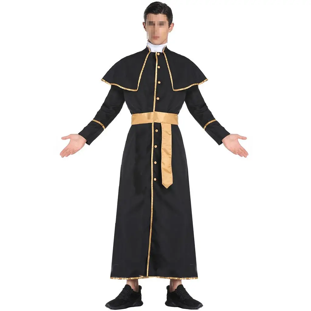 Catholic Priest Cardinal Monk Friar Robes Men's Halloween Costume| | -  AliExpress