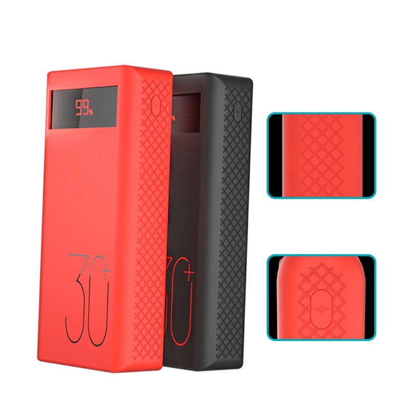 8p + power bank 30000mah silicone macio