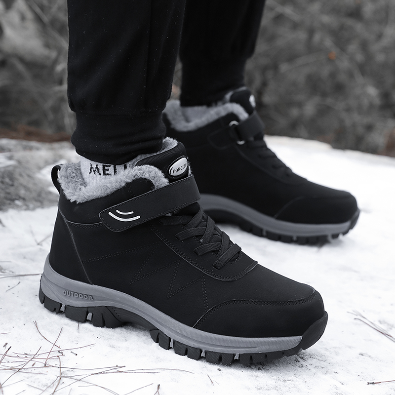 Title 16, Winter Men Ankle Boots Keep Warm Comfortable Sn...