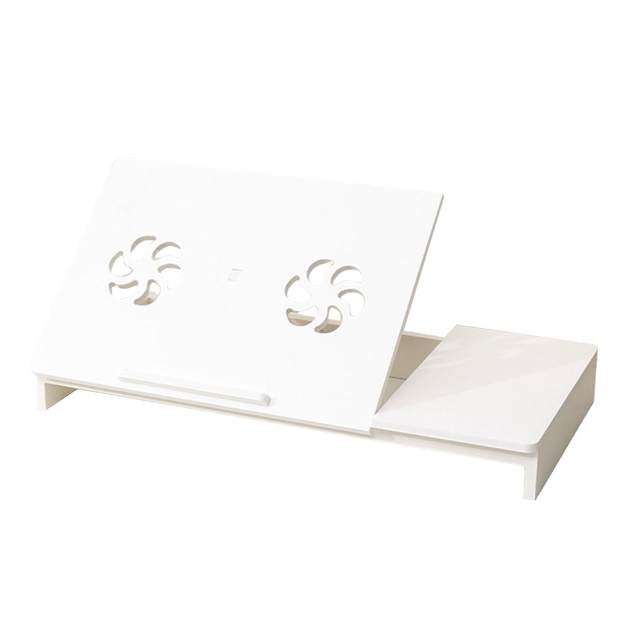 Wood Laptop Riser for Desk Universal Office Home Use Adjustable Height Desk Organizer with Multiple Angles Notebook Holder Stand