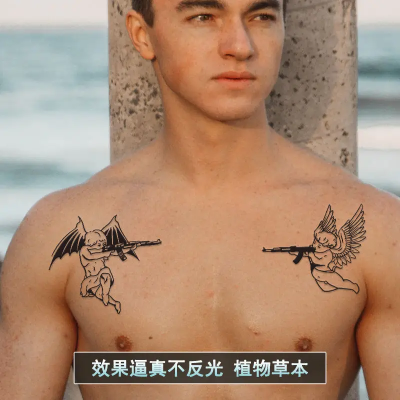 Татуировки ангелы: значение и 130 фото и эскизов
