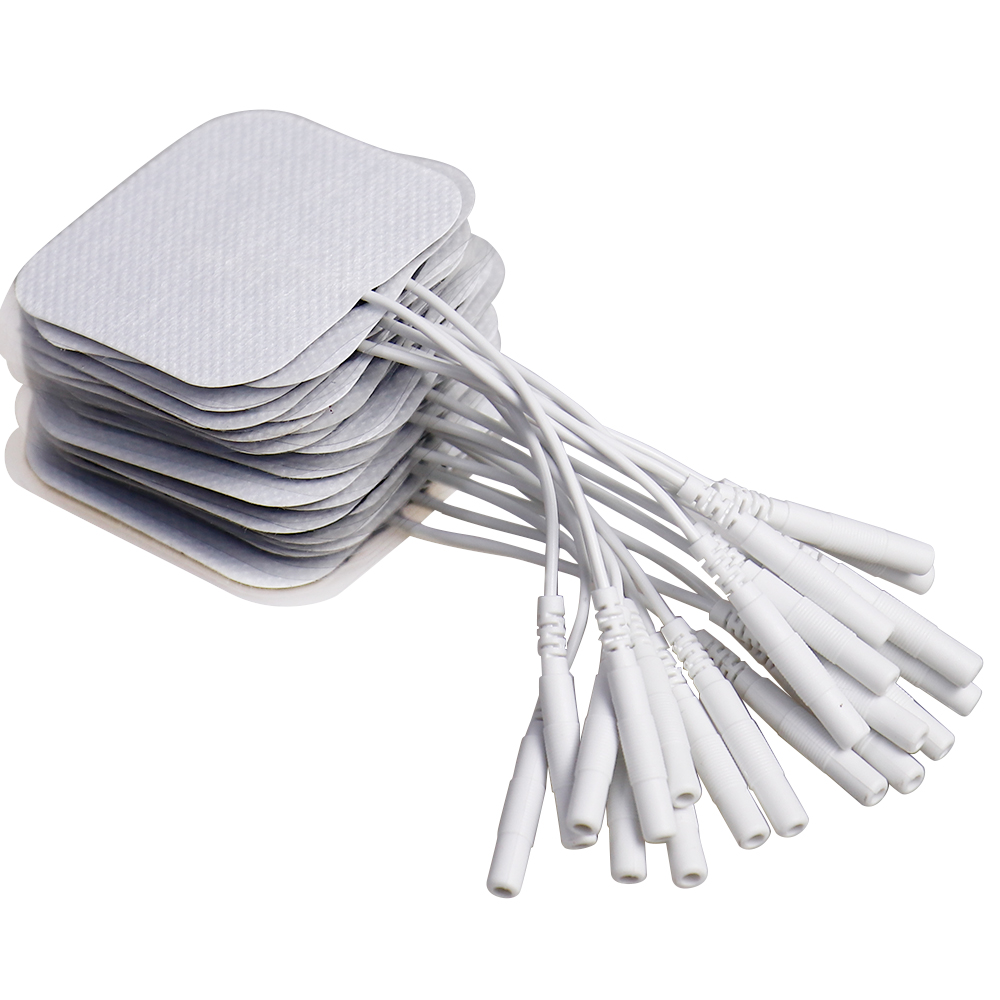 50/100Pcs TENS Pads EMS Electrode Patch Nerve Muscle Stimulator Silicone Gel Tens Electrodes Digital Acupuncture Pad Accessories