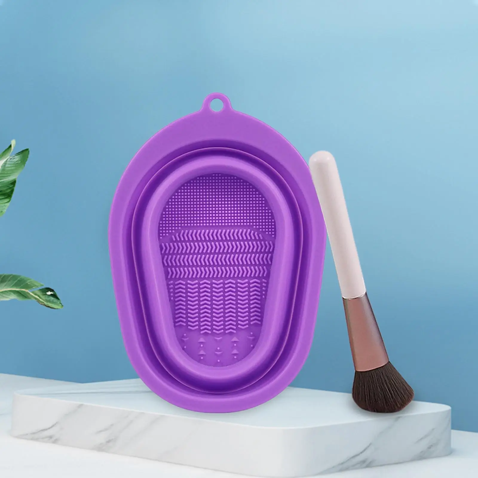 Mini Silicon Makeup Brush Cleaning Mat Scrubber Easy to Clean Washing Tool for Foundation Brush Make up Cleaner