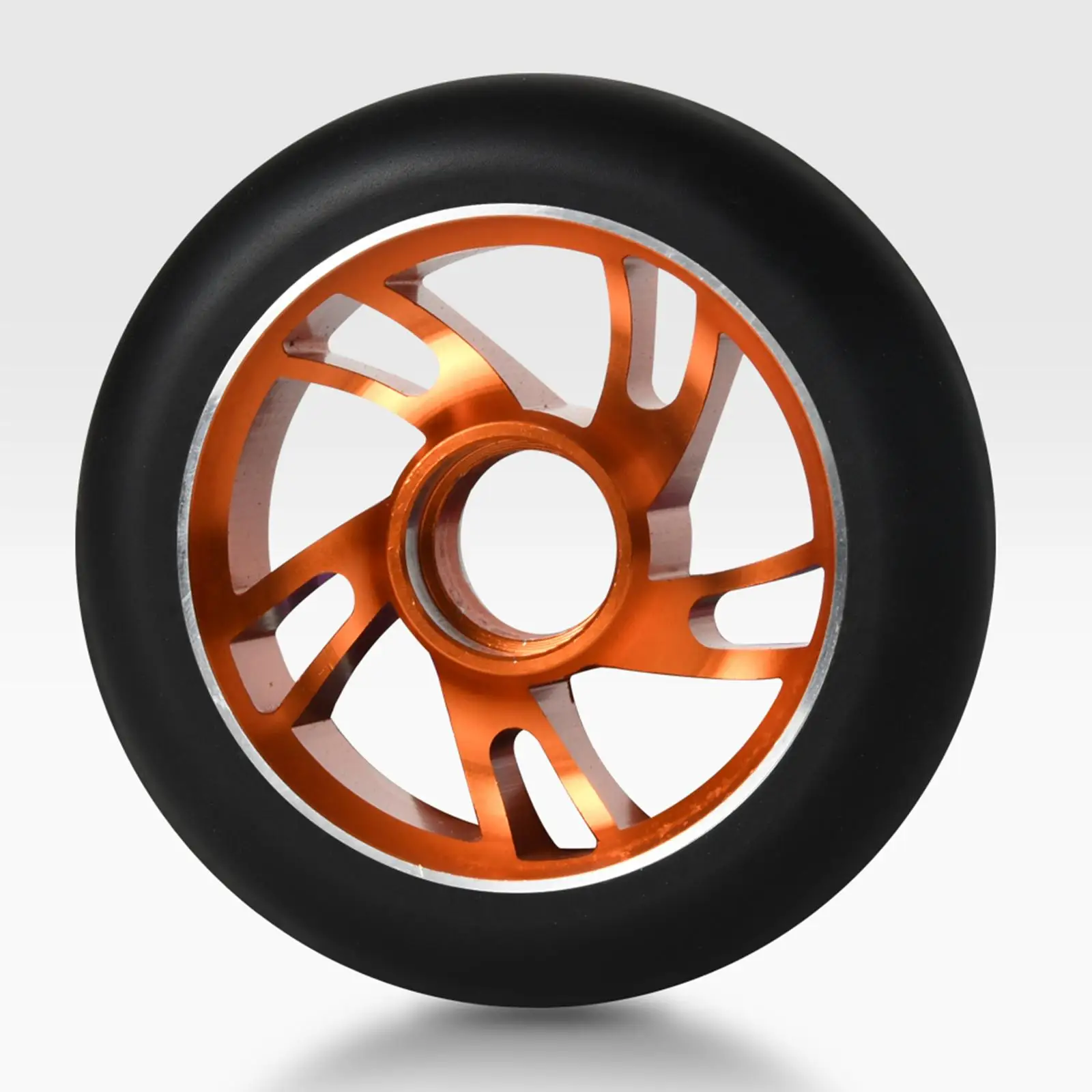 2x Scooter Replacement Wheels Wear Resistant Aluminium Alloy Professional 100mm for Smooth Ride for Scooter Accessories Modified