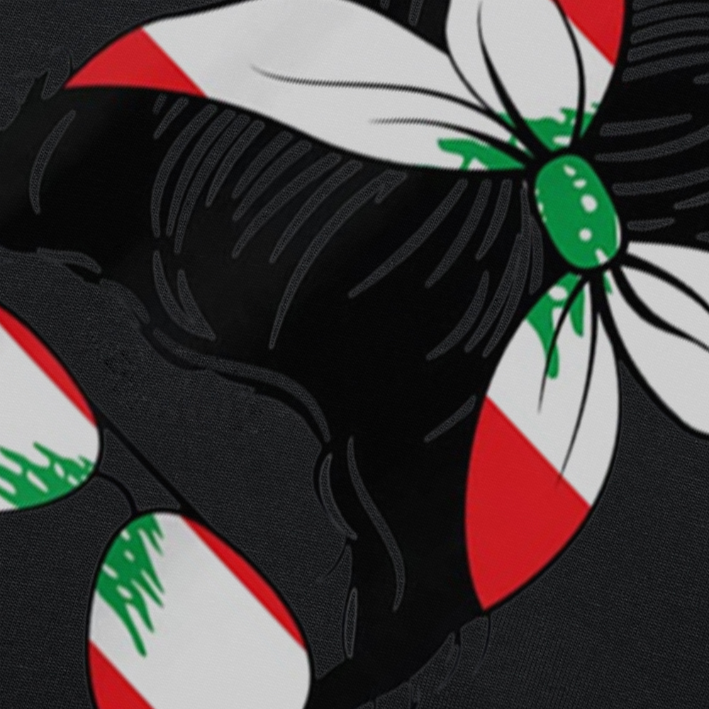 Lustige Libanesische Libanon Mädchen Frau Flagge T Shirts Grafik Baumwolle Streetwear Kurzarm Geburtstag Geschenke Sommer Stil T-shirt Männer – Detail 5