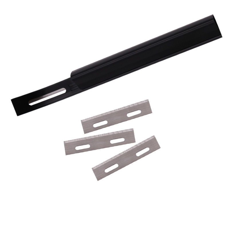 Leder Schälmesser Leder Handwerk Nut Schnitzmesser DIY Nähte Werkzeug Leder Sicherheit Schneidemesser LeatherCraft handgefertigte Werkzeuge – Detail 3