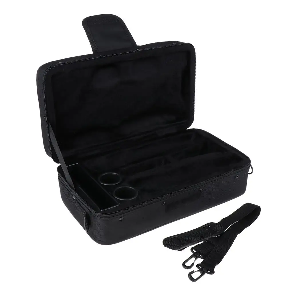 Clarinet Carrying Case Single Shoulder  for Storage Bb Clarinet Black