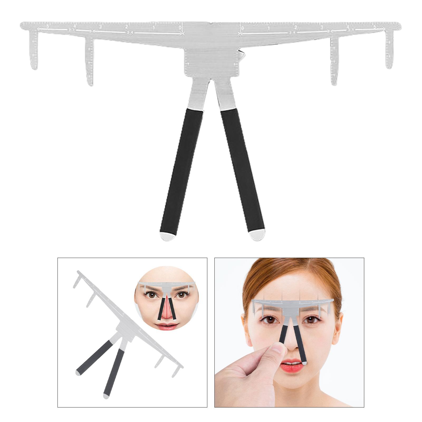 Eyebrow Ruler  Positioning Grooming Stencil Tool Makeup Stencil for Eyebrow