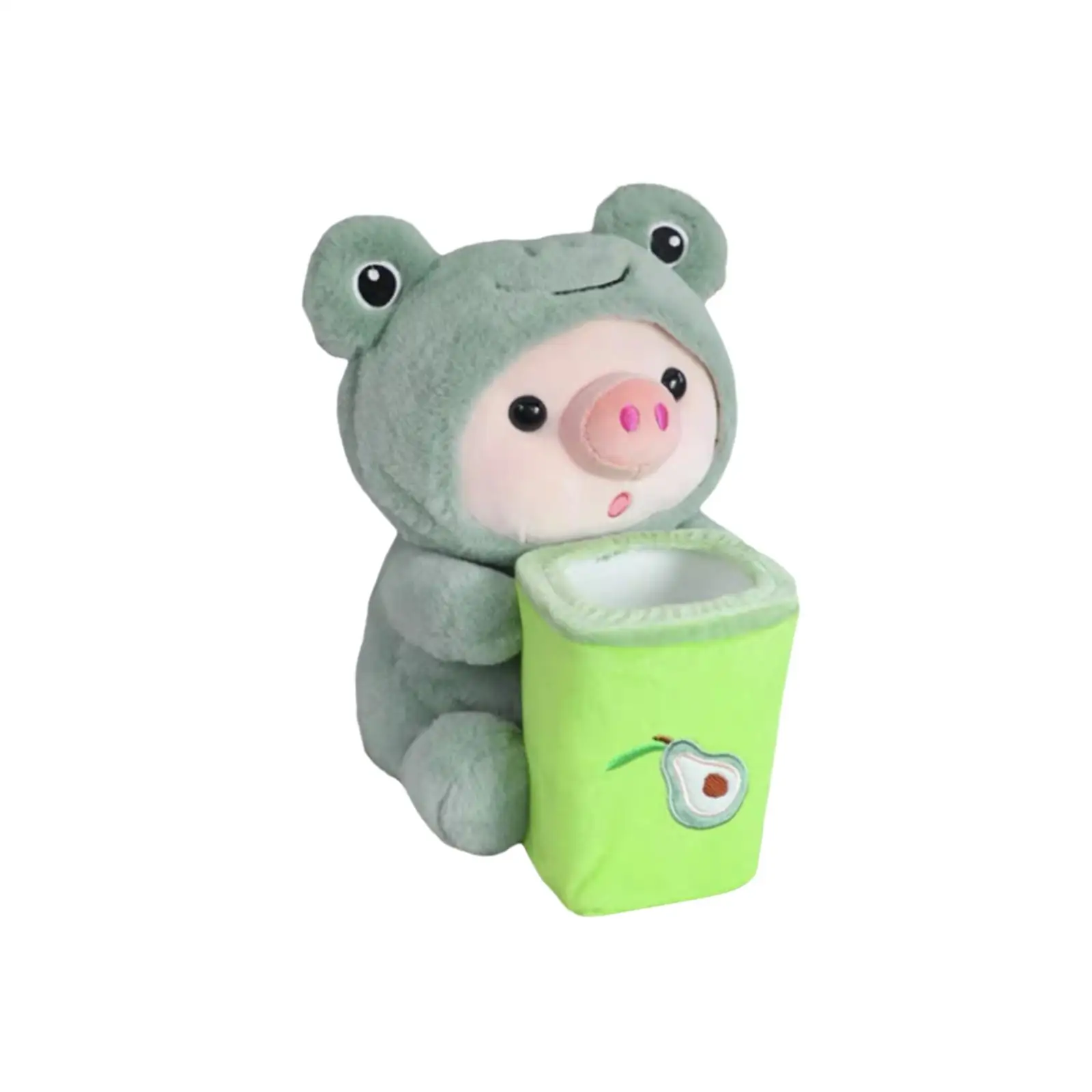 Soft Plush Car Tissue Box Trash Can Universal Trash Bag Tissue Paper Box