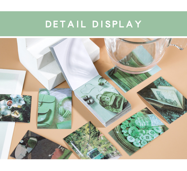 50 Sheets Rose Decorative Stickers Landscape Scrapbooking Diary Album Stationery Painting Stick Labels