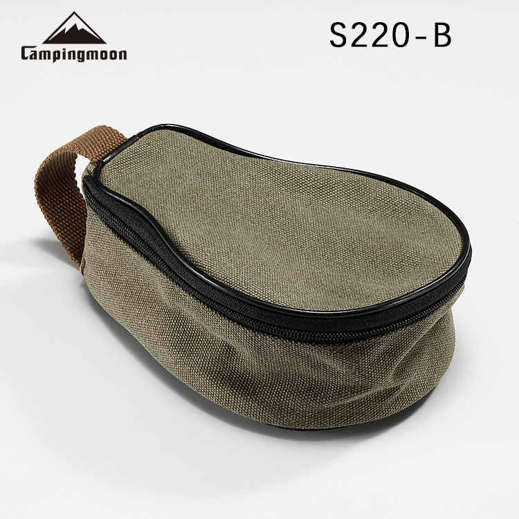 CAMPINGMOON 21*15*9 cm Outdoor Camping Liefert Leinwand Mini Taschen Benutzerdefinierte Birne Form Box Mittagessen Lebensmittel Lieferung tasche – Detail 6