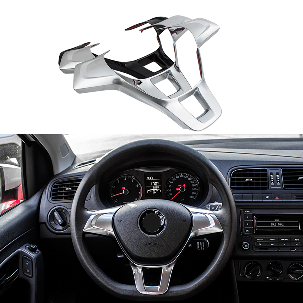 Auto Innen Lenkrad Abdeckung Trim Aufkleber Zubehör für Volkswagen VW Golf 7 GTI MK7 POLO 2014 2015 Jetta MK6 2015 2016 – Detail 6