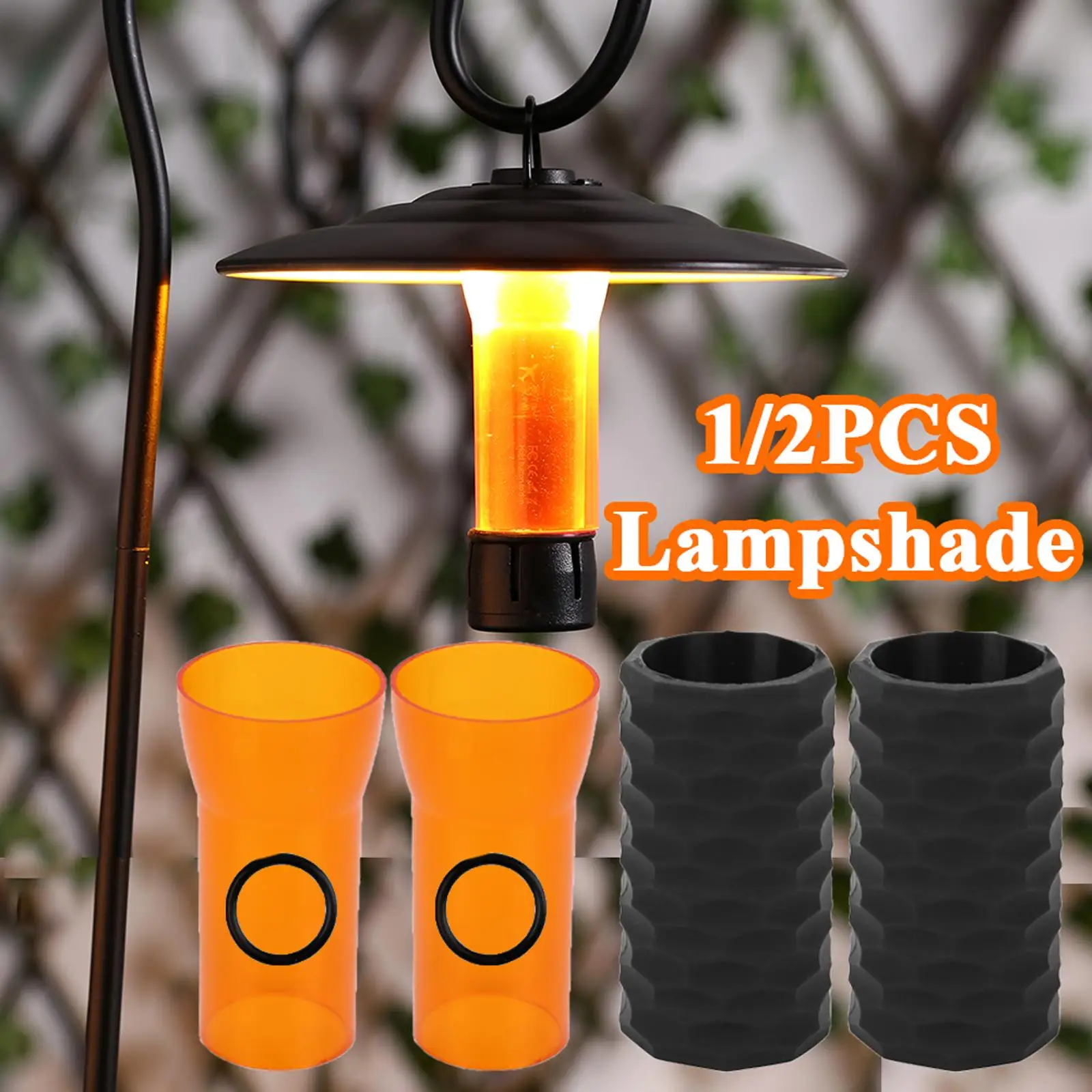 Lantern Lampshade Camping Lights Cover Flashlight Sleeves Nonslip Silicone Tube Outdoor for Torch Hiking Backpacking Accessories