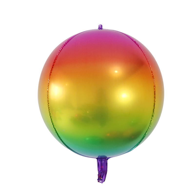 22 Zoll Roségold 4d Folie Helium Luftballons Himmel Regenbogen Metallic Luft Globos Baby party Hochzeit Geburtstags feier Dekorationen Kinderspiel zeug – Detail 11