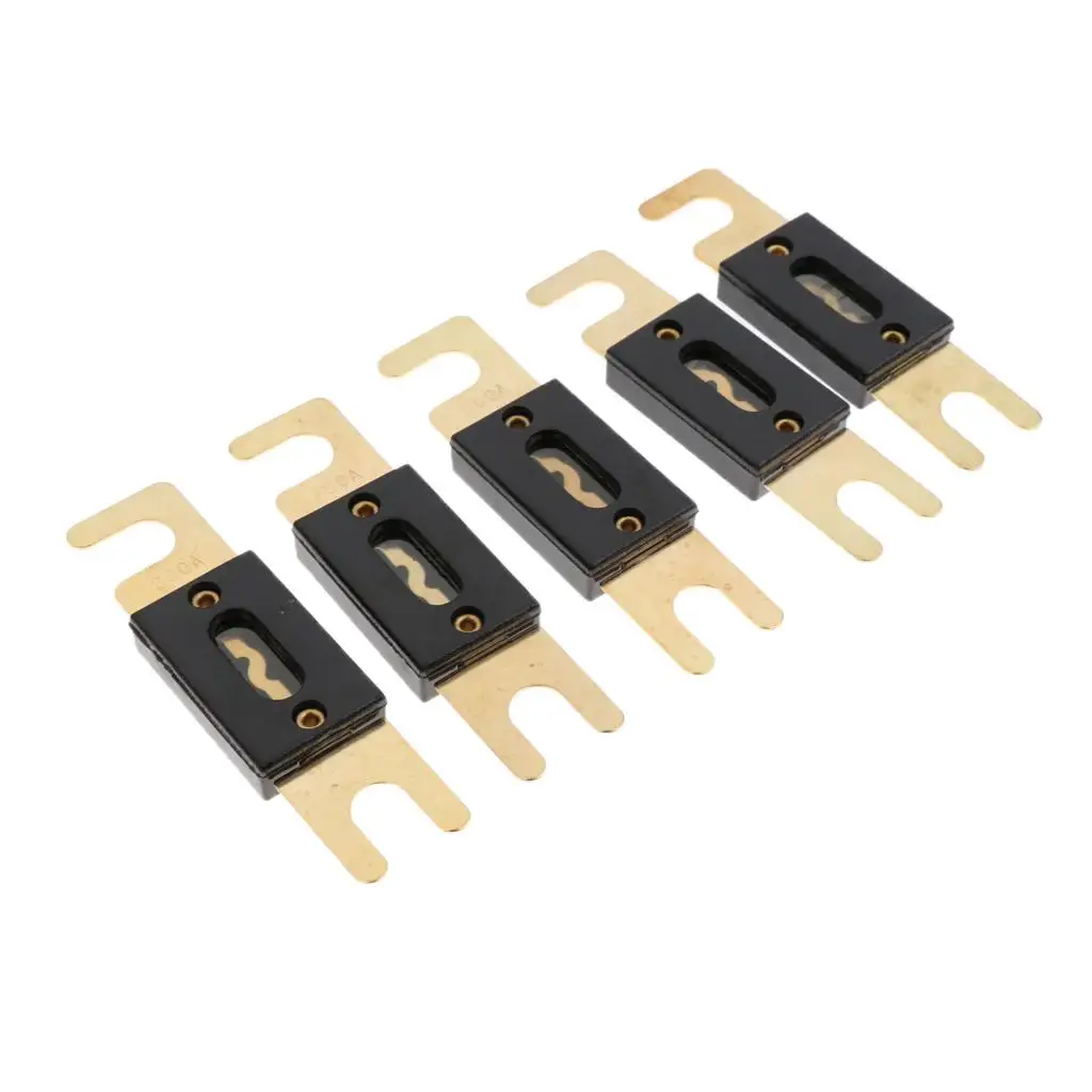 5 Pieces Car Stereo Audio Electrical Flat ANM Blade Fuses 20 Gold 