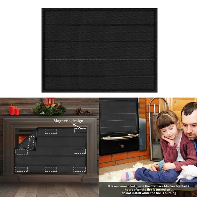 Fireplaces Vent Covers Draft Stopper Magnetic Fireplaces Insulation Blocker