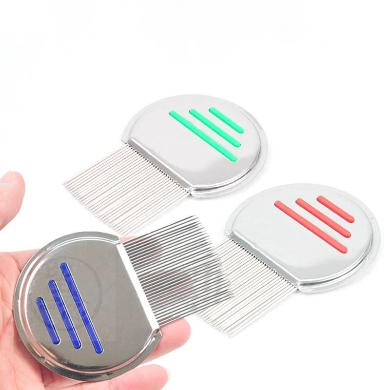 Best of 1pcs Terminator Lice Comb Nit Free Kids Hair Rid Headlice Stainless Steel Metal Teeth Remove Nit Brush Kids Hair Rid Headlice Reviews & Tips - Image 2