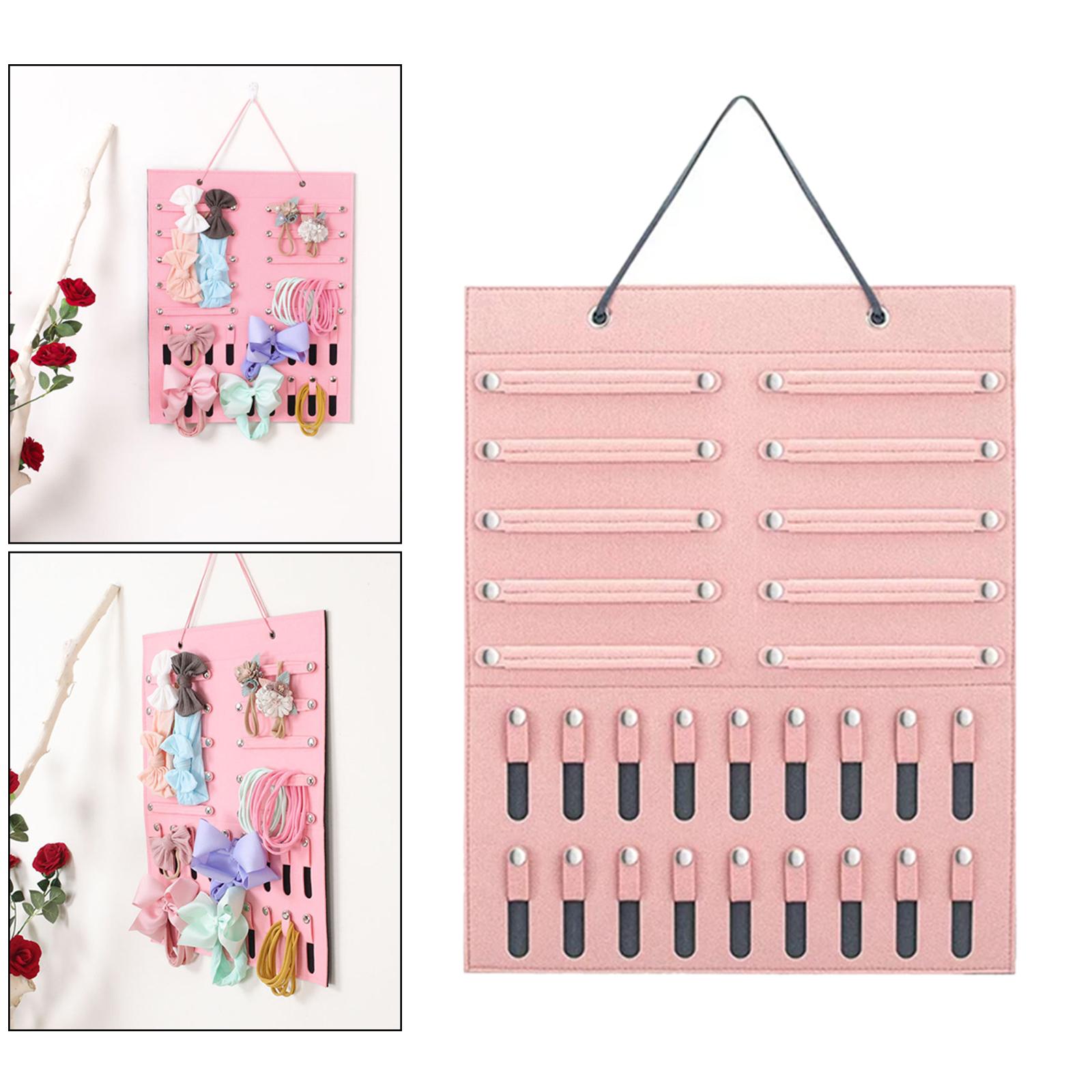 Felt Headbands Holder Newborn  Retail Store Organizer Hanging Pink