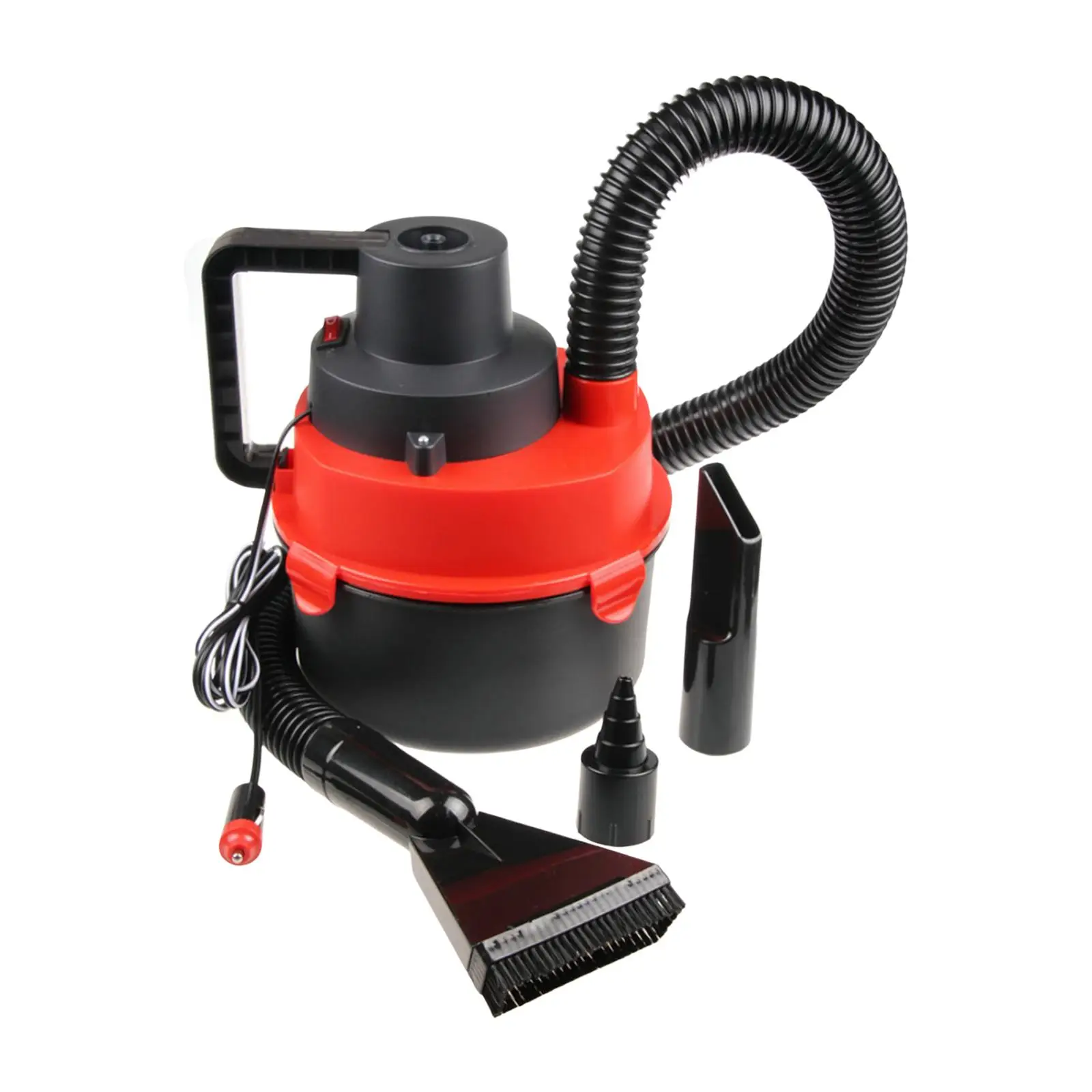 12V Wet/Dry Car Canister Vacuum 4L Capacity Durable Versatile Light Duty