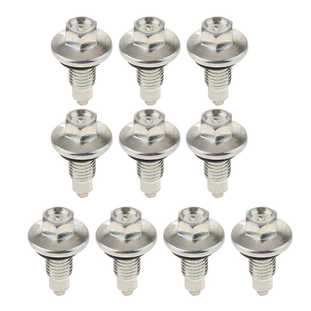 10X Magnetic Oil Drain Plug Nut Screw Repair Bolt M12x1.75 for  GM