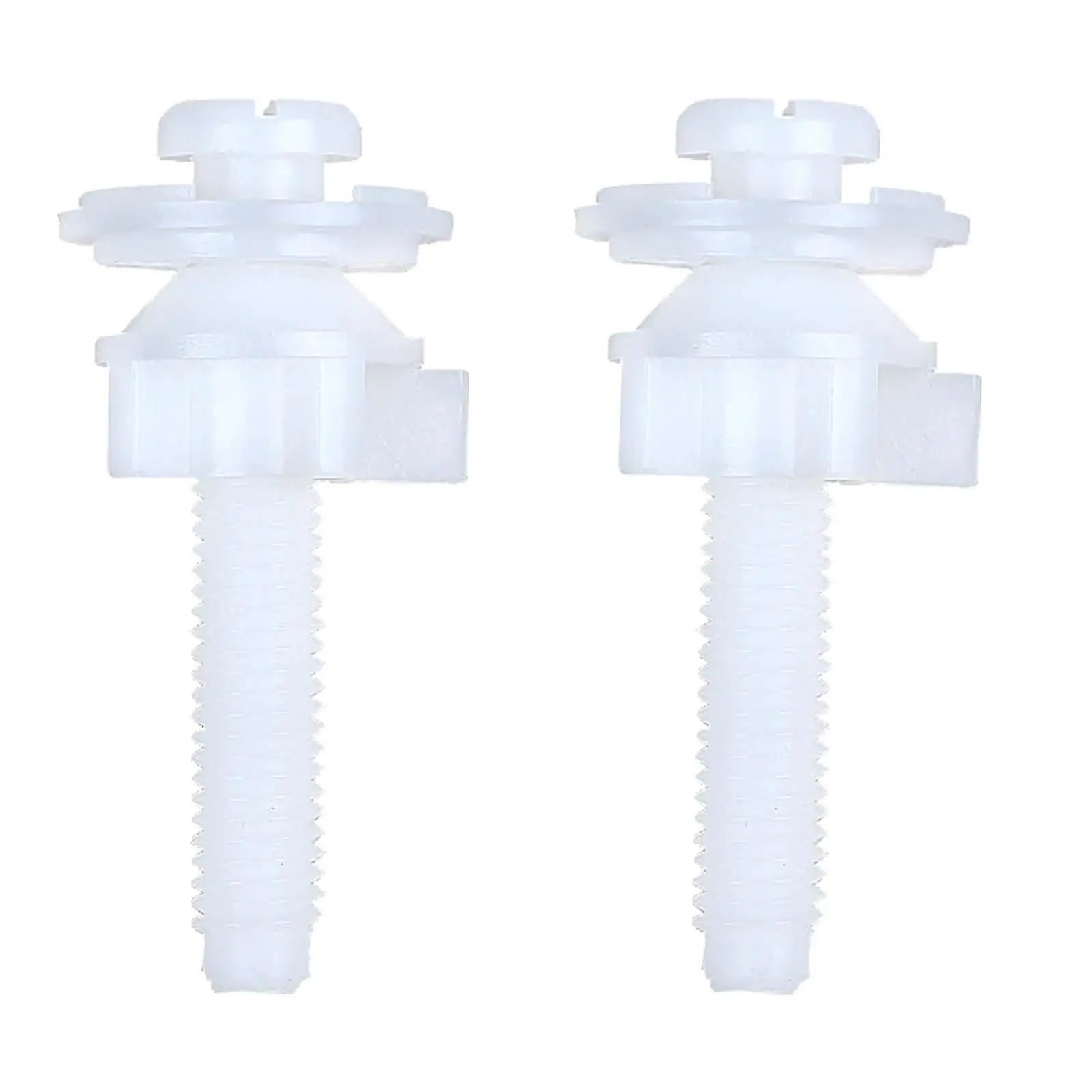 2 Pieces Toilet Seat Screws Replacement Fastener Accessories for Toilet Seat