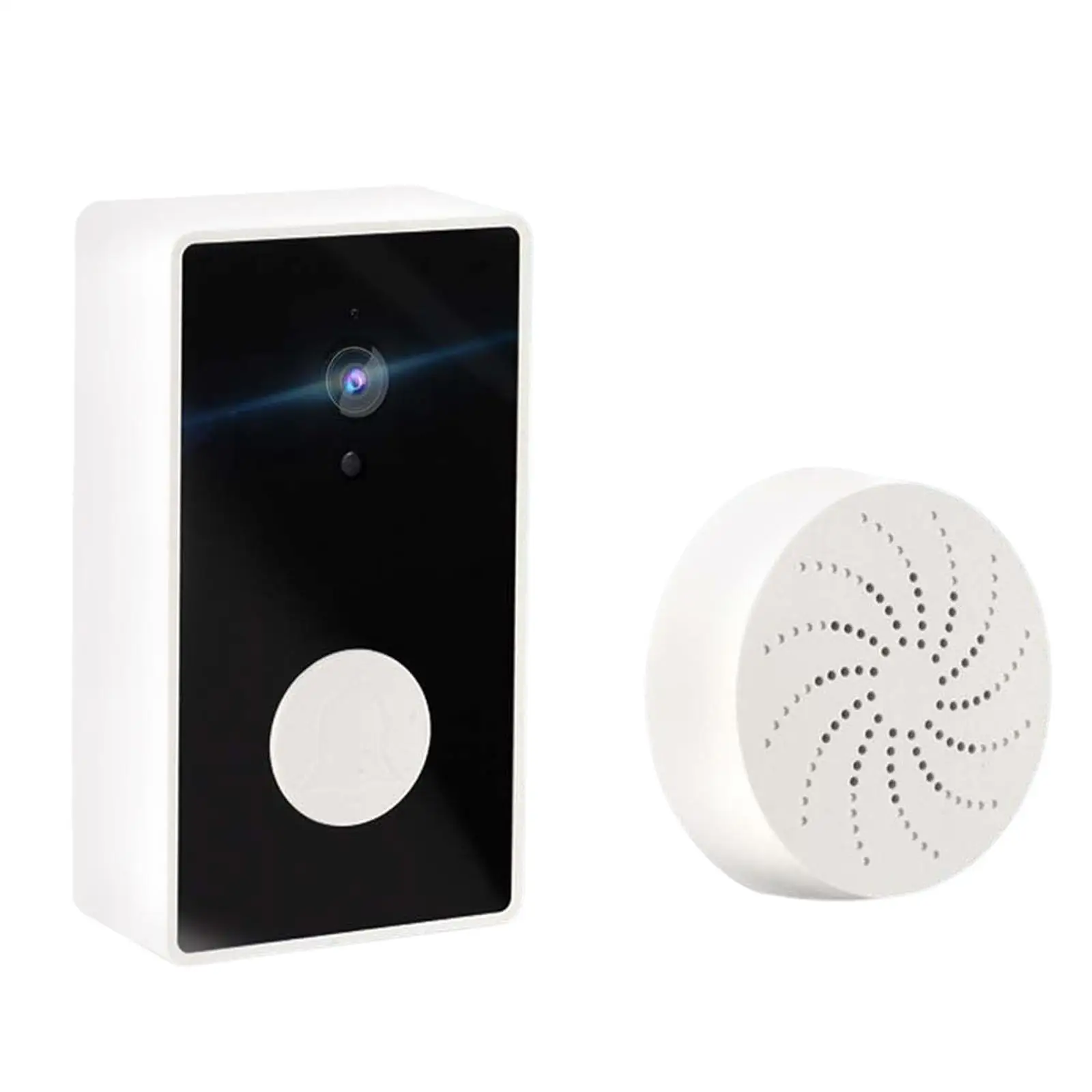 Wireless WiFi Video Doorbell Camera Smart Video Doorbell WiFi Smart Camera Doorbell Wide Angle Storage 2.4G with Chime for Home