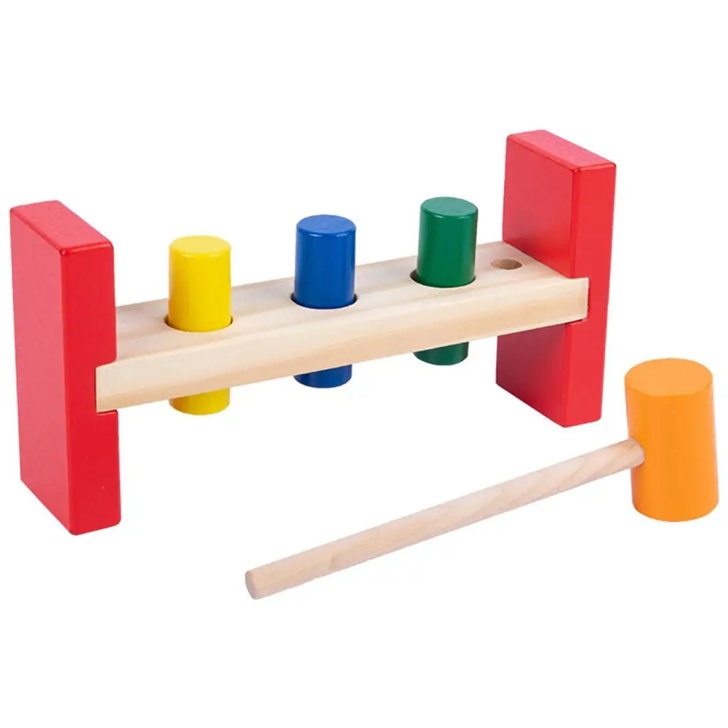 Montessori Toys Preschool Wooden Hammering Pounding Toys for Toddlers Learning Fine  Birthday Gifts for 2 Year Old  Toddler