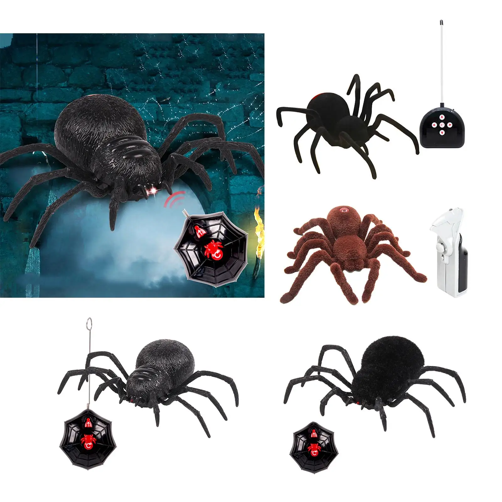 Remote Control Spider  Realistic Funny Toys RC Kids