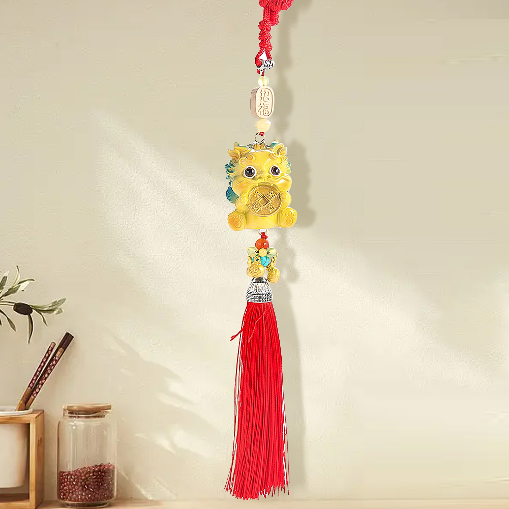 1PC Chinesischen Stil PI Xiu Anhänger Auto Innen Hängende Ornamente Sichere und Wohlhabende Raum Dekoration Zubehör Wohnkultur Handwerk – Detail 4