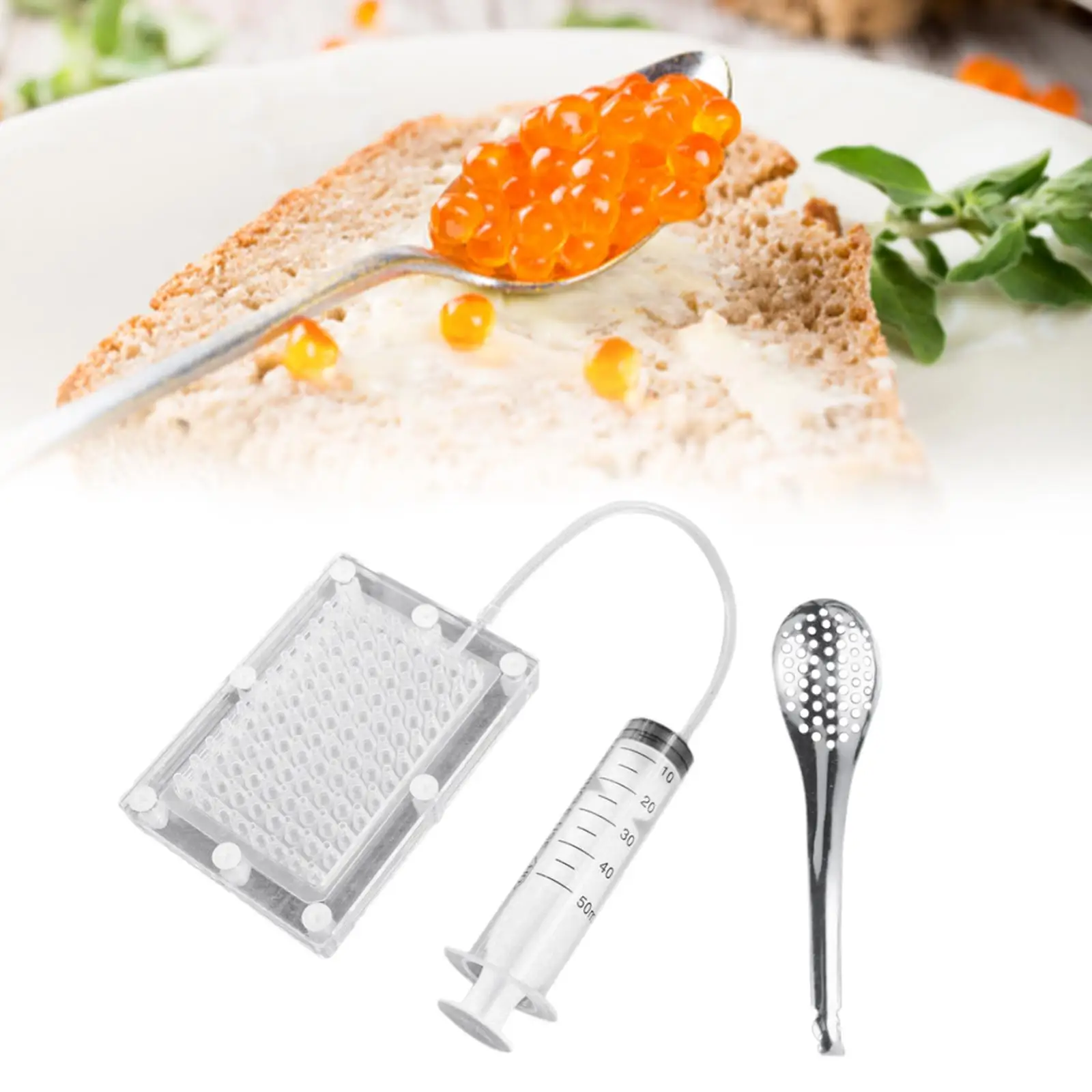  Gastronomy  Maker Gourmet with Tube & Spoon Cuisine Gadgets