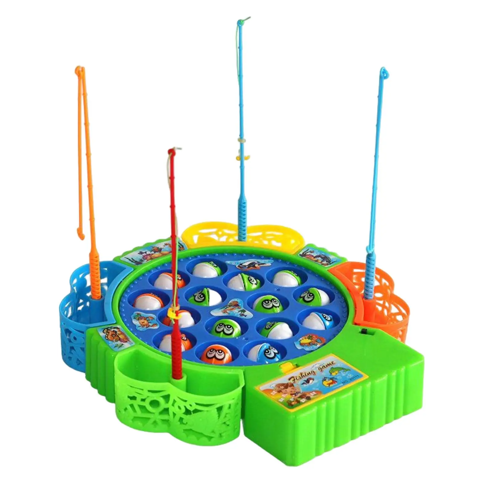 Montessori Rotating Fishing Game Kids Toy Ability training, board Game Fine Motor skill Educational Toy Preschool