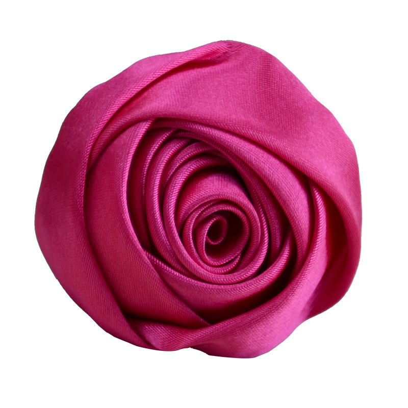 4 Teile/los 5,5 cm Satin Stoff Handgemachte Dreidimensionale Simulation Rose Knospe Großhandel DIY Schmuck Schuhe Und Hut Zubehör – Detail 14