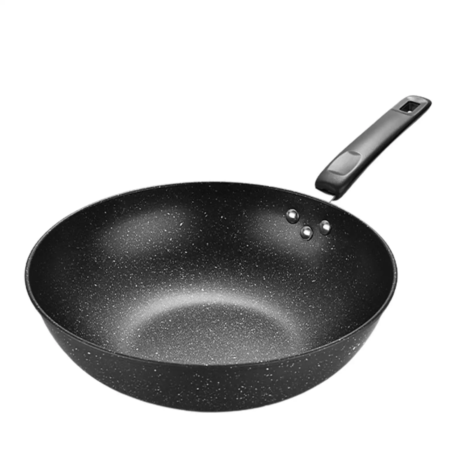 Maifan Stone Pan Multifunction 12 inch Metal Frypan Wok Pan Non Stick Skillet Saute Pan for Home Restaurant Kitchen All Stovetop