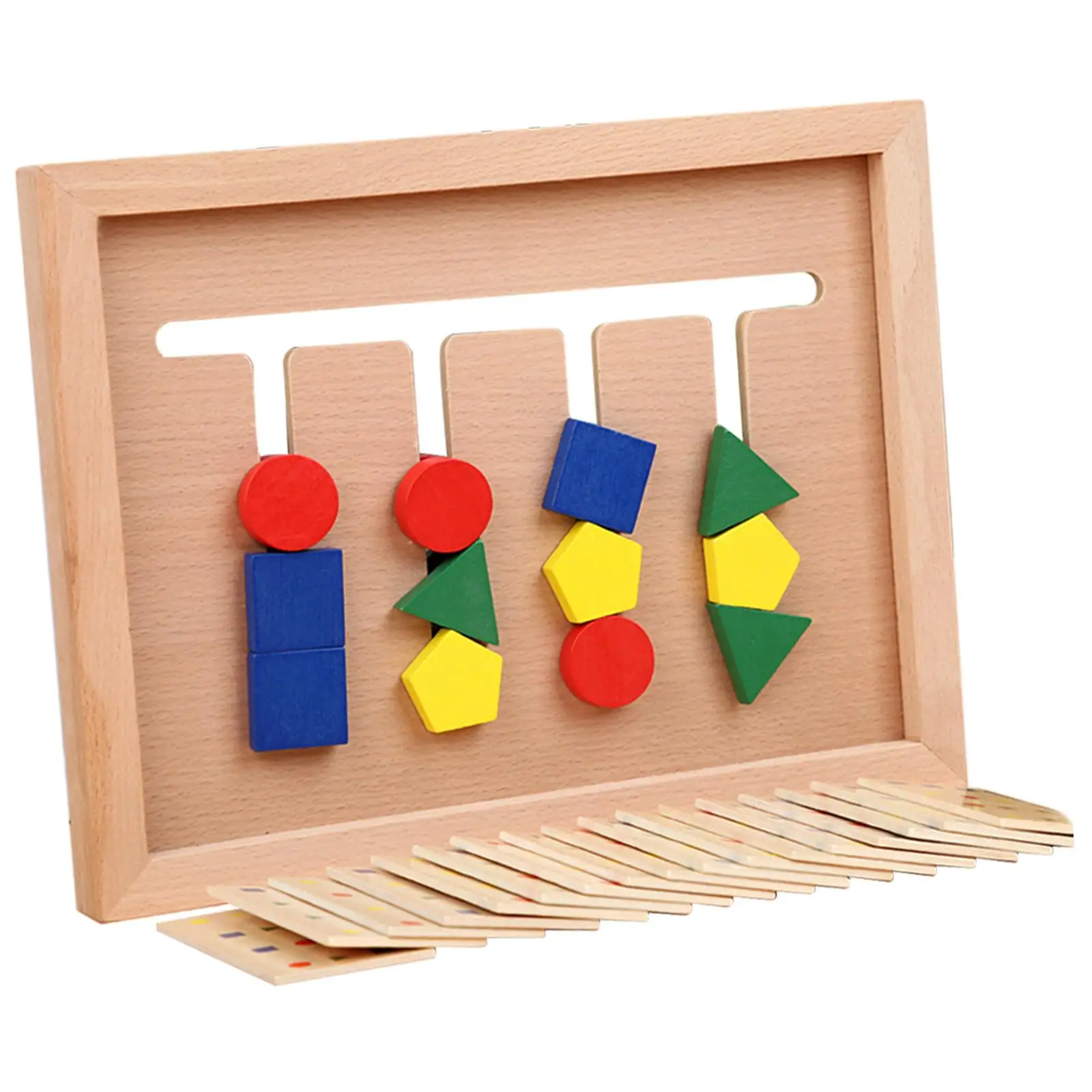 Sorting Toy Teaching Aids Hand Eye Coordination Four Colors Matching Toy for Bedroom