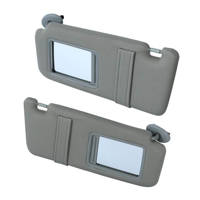 thumbnail image 2 of Left Driver & Right Passenger Sides Sun Visor Without Light For Toyota Camry Without Sunroof 2007 2008 2009 2010 2011 Gray Sunvisor Replacement 74310-06750-E0, 74320-06780-B0 2 of 14